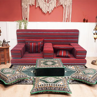 Mobilier de salon personnalisé canapés arabes à plancher ensemble modulaire canapé Mah Jong canapé sectionnel canapé Mahjong moderne