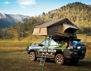 Tienda de campaña automática para uso en exteriores, carpa impermeable con carcasa dura para techo de coche y suv