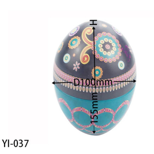 Custom Food Grade Egg Shaped Tinplate Boxes, Bulk OEM Easter <strong>Chocolate</strong> Egg <strong>Tins</strong>, Gift Packaging Metal Cans - Product Image 5