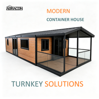 Maison conteneur préfabriquée extensible en acier respirant de 20 pieds, prête à être expédiée, pour cuisine, maison extérieure, usage en station balnéaire ou camping