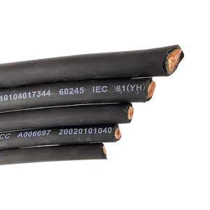 cables manufacturers Corrosion Resistance 16mm2 35mm2 50mm2 75mm2 120mm2 extra flexible copper welding cable