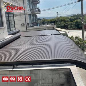 Store banne motorisé rétractable abordable pour véranda, balcon et patio, anti-UV et pare-soleil - Product Image 1