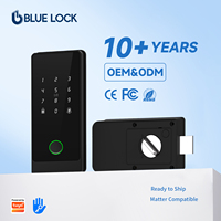 Cerradura Inteligente de Aluminio Bluelock, Fácil de Instalar, Impermeable, con Control TTlock Tuya, Huella Dactilar, Teclado Electrónico sin Llave para Puertas Exteriores
