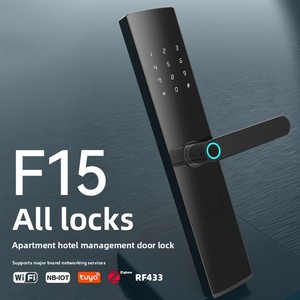 Cerraduras Inteligentes para Puertas con Teclado de Huellas Dactilares Boker, Desbloqueo Remoto, Todo en Uno, Modelo F15 para Apartamentos, Hoteles y Casas de Huéspedes - Venta al por Mayor - Product Image 4