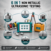 Detector Ultrasónico de Concreto de Alta Precisión GTJ U930 para Medir Profundidad, Ancho, Resistencia y Pruebas de Pilotes con Software