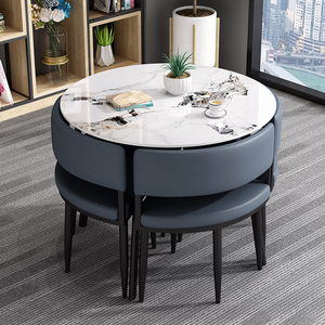 Juego de Comedor Moderno y Duradero de 4 Sillas al por Mayor a Precio de Fábrica, Mesa y Sillas de Comedor para Muebles del Hogar - Product Image 6