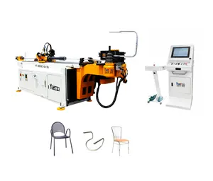 China Zhangjiagang Factory Sell 38-4A-2S Carbon Steel Square Pipe Tube Bending Machine With Pushing Bend And Rolling