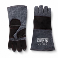 Gants de manipulation des animaux en cuir de vachette renforcé de Kevlar de 16 pouces pour le toilettage des animaux, le sauvetage des chiens et des chats, l'utilisation vétérinaire