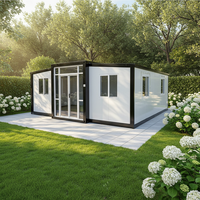 Maison conteneur pliable extensible standard européenne, moderne, préfabriquée, insonorisée, avec panneaux sandwich, portable et mobile