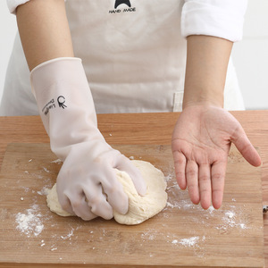 Gants transparents en PVC pour la maison, épais et imperméables, pour le nettoyage de la cuisine - Product Image 4