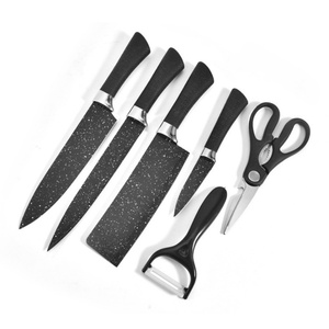 โรงงานขายตรง ชุดมีดเคลือบกันติด 6 ชิ้น ชุดมีดเคลือบกันติด - Product Image 1