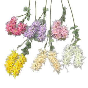 Flores Artificiales Qiye, Guirnalda de Árbol de Coral, Decoraciones de Techo para Bodas con Forma de Campana de Plástico, Amarillo Rosa, Estilo Moderno - Product Image 2