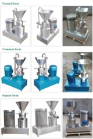 Machine de broyage colloïdale de beurre d'arachide en acier inoxydable entièrement automatique Machine de broyage colloïdale industrielle
