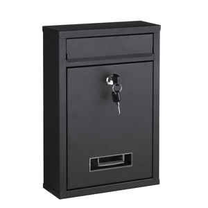 Buzón <span class=keywords><strong>de</strong></span> montaje en pared para <span class=keywords><strong>exteriores</strong></span>, cerradura impermeable <span class=keywords><strong>de</strong></span> Material metálico con llaves, <span class=keywords><strong>buzones</strong></span> <span class=keywords><strong>de</strong></span> cartas <span class=keywords><strong>de</strong></span> seguridad - Product Image 2