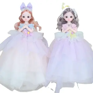 Großhandel Mode 30CM Barbiees Puppen Prinzessin Mädchen Spielzeug Mini Puppe oder Dress Up Kleidung Zubehör Princess Music und Gesang