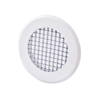 Grille de ventilation moderne en acier inoxydable et PVC pour systèmes CVC, diffuseur d'air en plastique et acier pour climatiseur