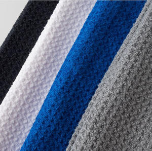 माइक्रोफाइबर वफ़ल पैटर्न गोल्फ तौलिया 16 "x 24" त्रि-गुना माइक्रोफाइबर गोल्फ तौलिया क्लिप के साथ गोल्फ बैग के लिए - Product Image 2