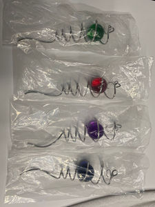 Molinillo de Viento en Espiral con Bola de Cristal, Adorno para Jardín, Patio o Terraza, Bola Decorativa con Cola en Espiral - Product Image 5