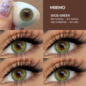 새로운 Miiemo 브랜드 <span class=keywords><strong>2025</strong></span> 녹색 색상 컬러 콘택트 렌즈 렌즈 렌즈 눈 접촉 사용자 정의 - Product Image 2