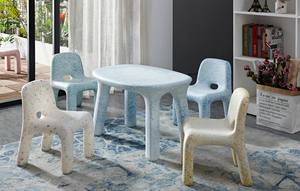 Mesa de plástico para niños, muebles de guardería, venta al por mayor - Product Image 2