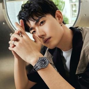 FAIRWHALE Relojes <span class=keywords><strong>Manga</strong></span> Estilo Relojes de cuarzo Moda Deportes Correa de silicona Relojes para hombres - Product Image 3