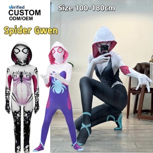 Abbigliamento <span class=keywords><strong>da</strong></span> Casa per Donne, Costume Comodo di Spiderman Gwen, Abbigliamento all'Ingrosso per Adulti, Costume di Halloween, Abbigliamento <span class=keywords><strong>da</strong></span> Fabbrica, Cosplay di Spider-man per Ragazze - Product Image 3