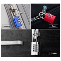 Serrure à combinaison numérique en laiton AJF multicolore de haute qualité, très vendue, pour bagages et casiers, taille 20 mm pour portes en bois