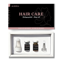Kit de poudre lyophilisée pour cheveux Applicateur de sérum Masseur du cuir chevelu pour la régénération des cheveux Masseur de cheveux pour la croissance pour hommes et femmes B