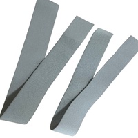 Sangle en sangle élastique de couleur unie en nylon sergé brodé sur mesure avec fermeture auto-agrippante pour moniteur de fréquence cardiaque et casque de réalité virtuelle