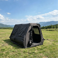 Tente gonflable compacte Small Capsule Ridge, tente familiale intégrée à ouverture rapide automatique, combinée avec un lit pneumatique