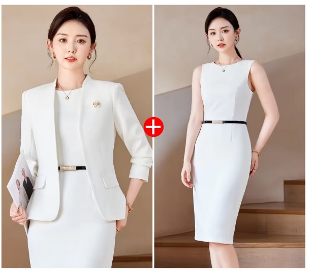 White (suit+dress)
