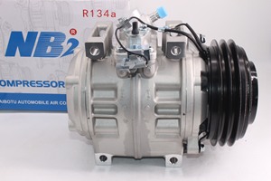 คอมเพรสเซอร์แอร์รถยนต์ 10P30C สำหรับรถบัสโตโยต้าโคสเตอร์และสโกด้า - Product Image 5