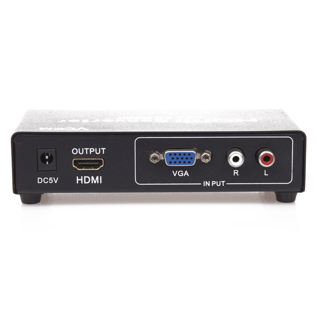 VCOM VGA to HDMI Adapter 1080p Audio and Video Transmission VGA to HDMI Converter for Desktop Computer Laptop