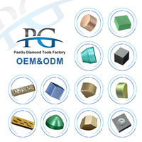 PANGU Disque de meulage diamanté évasé à 6 segments, 7 pouces, PCD fendu, abrasif fin, épaisseur 10 mm, pour sols en béton et époxy