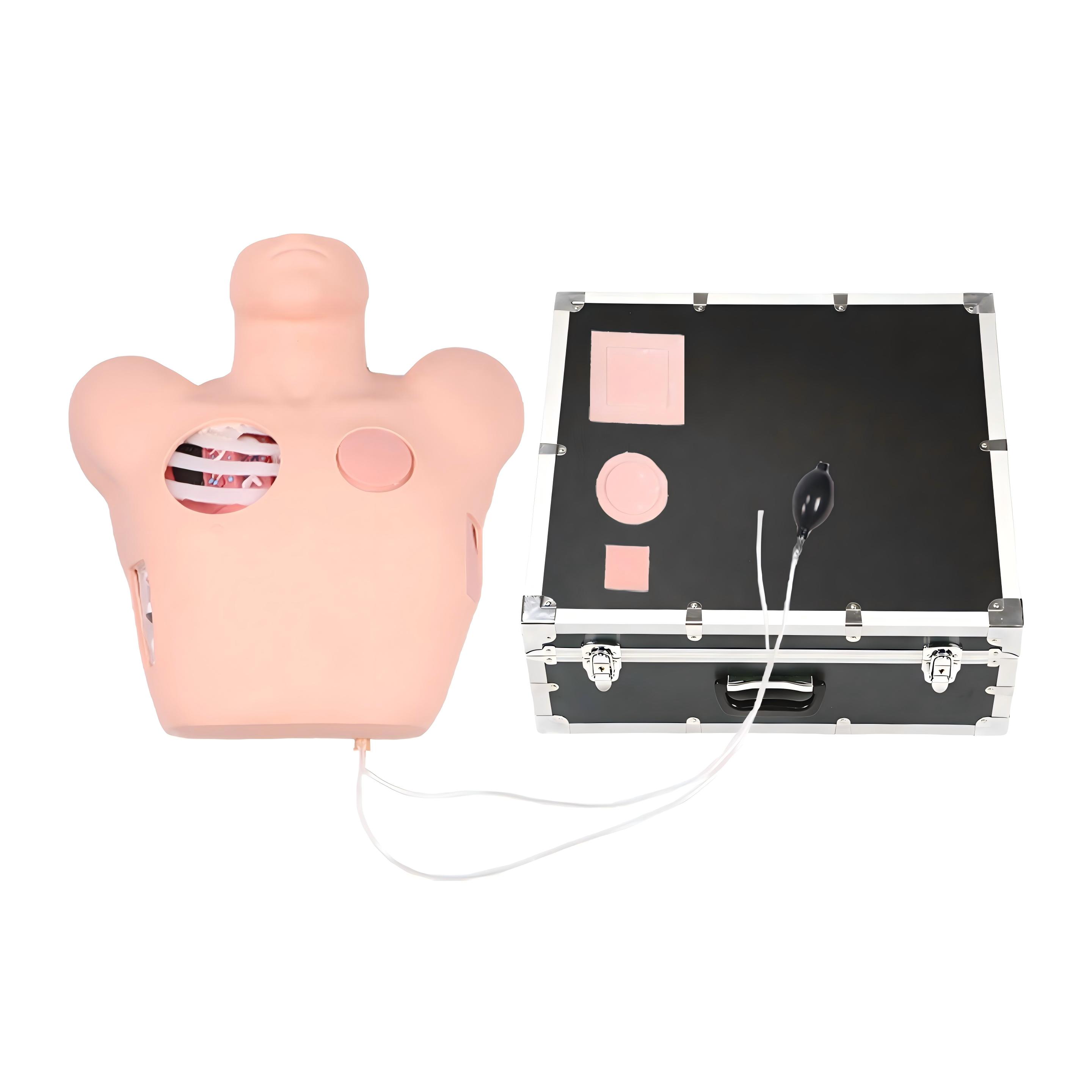 เครื่องจำลองกล้ามเนื้อหน้าอกแบบกล่องสีขาว