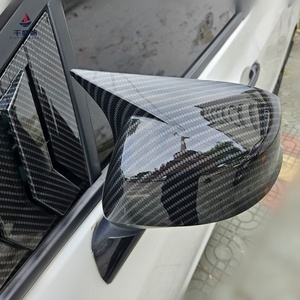 Pièces de modification pour Honda Civic 9ème génération 11-15 : Rétroviseur arrière en fibre optique avec cornes de démon - Product Image 3