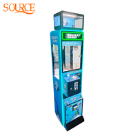 Machine à griffes LED personnalisée SOURCE Commercial Cool Treasure, nouveau design, jeu d'arcade à grue, distributeur de jouets et cadeaux pour centre commercial
