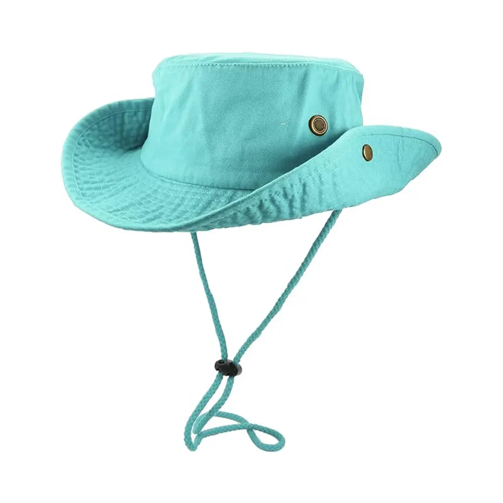 100% Cotton Design Bucket Hat Stone Washed Adjustable Bucket Boonie Sun Hats Men Women