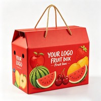 Duurzame, recyclebare, op maat gemaakte groothandelsverpakkingen van papier met gratis ontwerp voor fruit (banaan, kiwi, kers), groenten en geschenken.