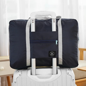 Waterproof travel bag, men's and women's travel bag, <b>trolley</b> case, shoulder bag, <b>foldable</b> luggage bag, large capacity organizer - Product Image 3