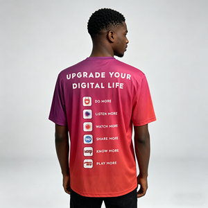Camiseta Personalizada con el Logotipo de <span class=keywords><strong>Digicel</strong></span>, de Secado Rápido, en Poliéster, Uniforme Promocional para Telecomunicaciones del Caribe - Product Image 2