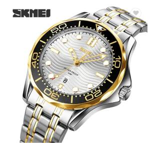 <span class=keywords><strong>SKMEI</strong></span> 9276 montre-bracelet en acier inoxydable pour hommes nouveauté mode affaires Style verre fabricant personnalisé Relojes Hombre montres - Product Image 2