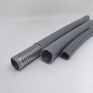 Vente en gros sur mesure Conduit électrique flexible étanche aux liquides de forme ondulée en zinc enduit de plastique de haute flexibilité pour atomique - Product Image 3