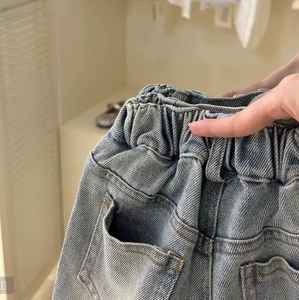 Ensemble de vêtements pour adolescentes, nouveau style, t-shirt sans manches à paillettes et <span class=keywords><strong>jupe</strong></span> en <span class=keywords><strong>jean</strong></span>, 2 pièces - Product Image 4