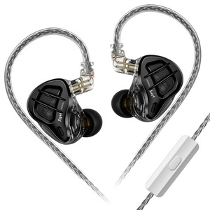 KZ ZAR Hybrid Technology 7BA + 1DD IEM HiFi In Ear Monitor auricolare cablato - Product Image 1