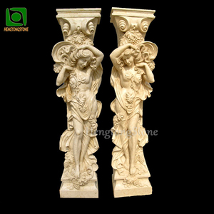 Casa construcción decorativa tallada a mano mármol blanco figura romana estatua <span class=keywords><strong>Pilla</strong></span> - Product Image 6