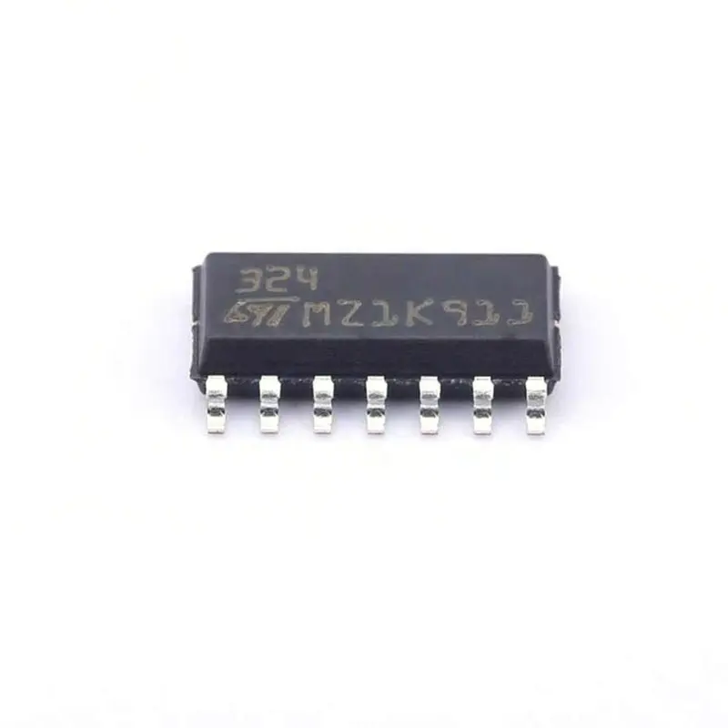 New 100% original LM324DT SOIC-14 IC chip Integrated circuit LM324 Electronic components, power electronic switch chip