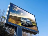 Panneau d'affichage LED extérieur couleur IP65 AS10 pour SMD3535, 6 pièces, signalisation numérique murale pour le commerce, la signalisation routière et l'éducation