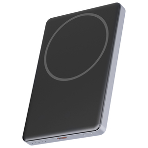 5000mah超スリム磁気高速充電モバイルパワーバンクタイプC充電ポートワイヤレス充電器3A - Product Image 1