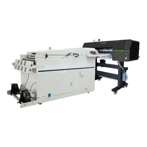60cm 2 printHeads DTF Printer Digital T-shirt Pet Film Transfer Printer and powder shaker for custom apparel printing